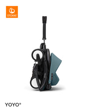 Stokke® YOYO³ Количка от 6 месеца, Черно шаси - Aqua