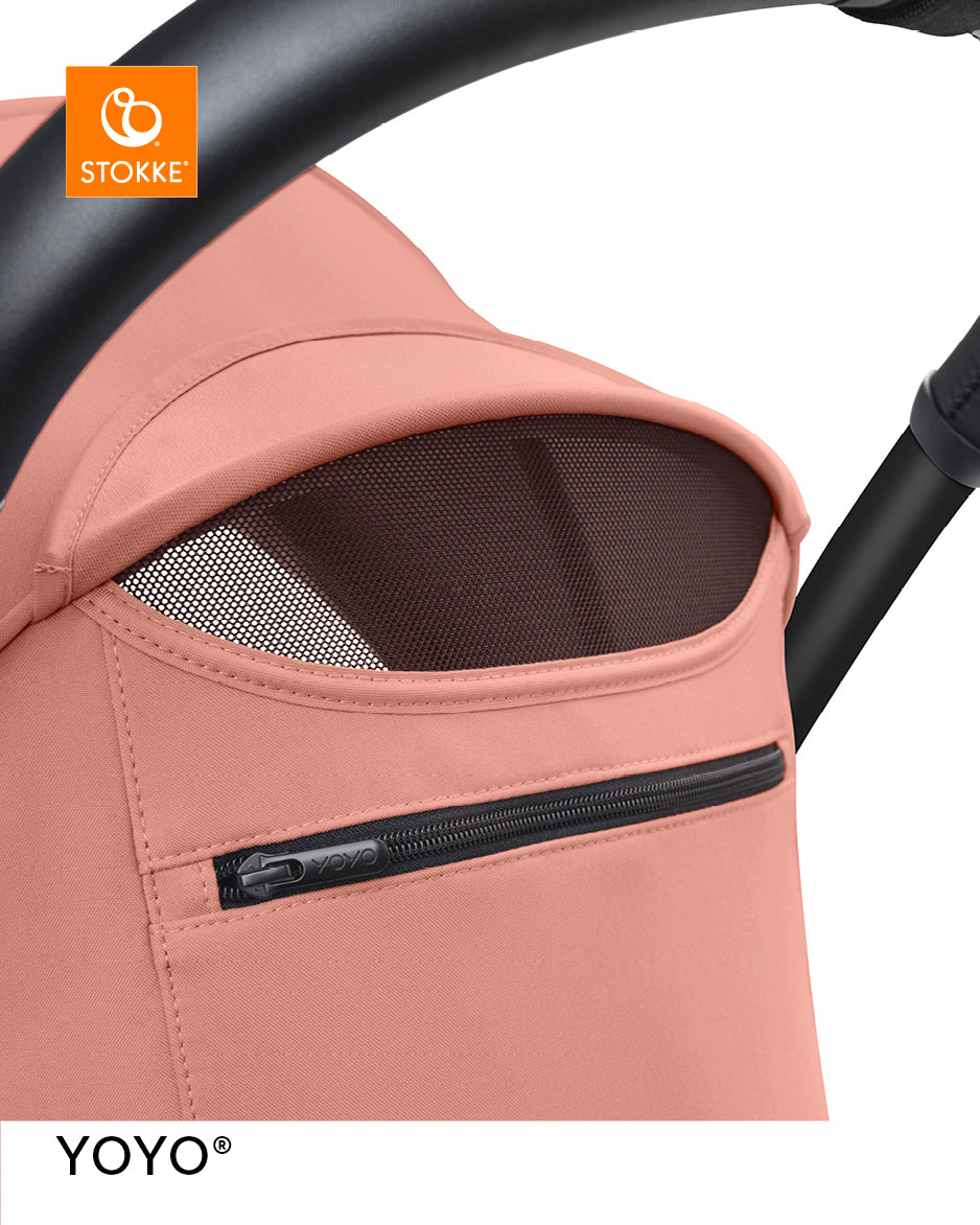 Stokke® YOYO³ Количка от 6 месеца, Бяло шаси - Ginger