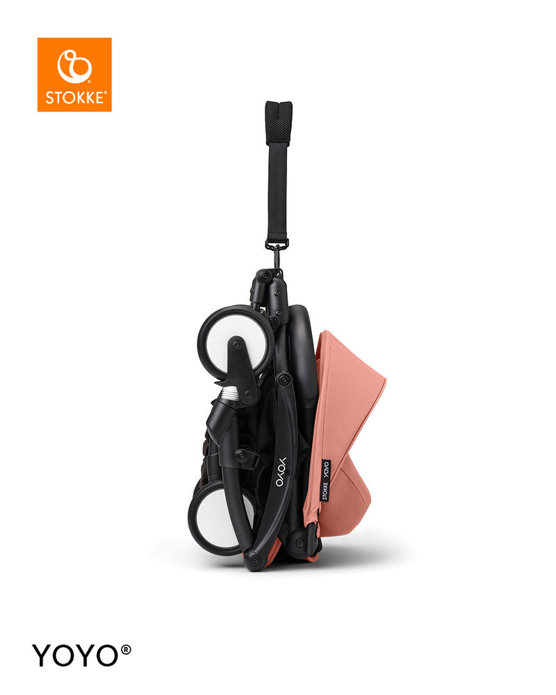 Stokke® YOYO³ Количка от 6 месеца, Черно шаси - Ginger