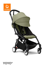 Stokke® YOYO³ Количка от 6 месеца, Черно шаси - Olive