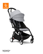 Stokke® YOYO³ Количка от 6 месеца, Черно шаси - Stone