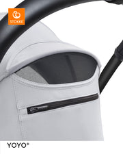 Stokke® YOYO³ Количка от 6 месеца, Черно шаси - Stone