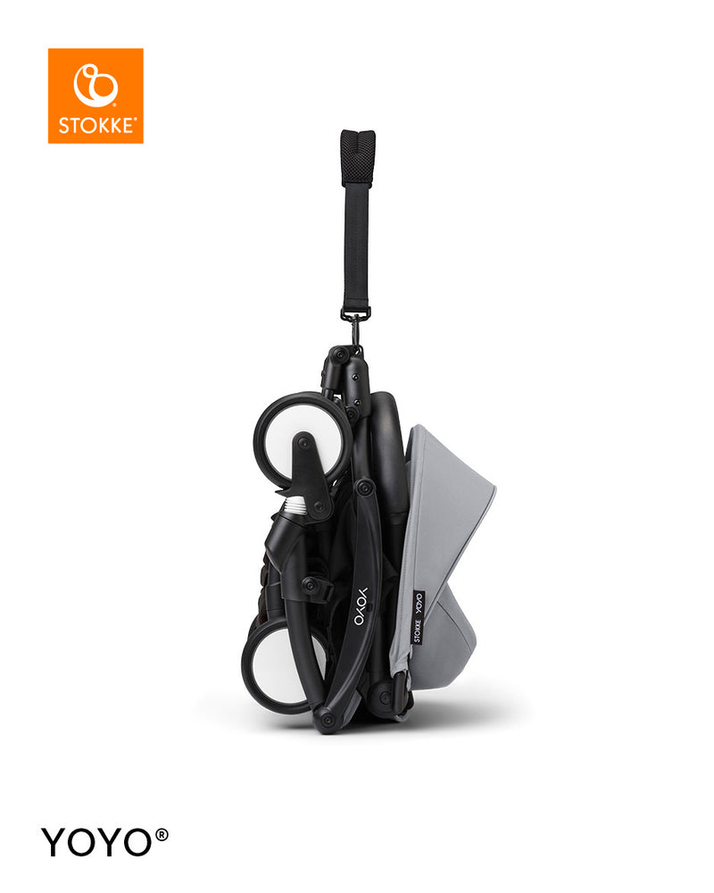 Stokke® YOYO³ Количка от 6 месеца, Черно шаси - Stone