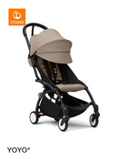 Stokke® YOYO³ Количка от 6 месеца, Черно шаси - Taupe