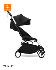 Stokke® YOYO³ Количка от 6 месеца, Бяло шаси - Black