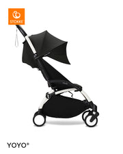 Stokke® YOYO³ Количка от 6 месеца, Бяло шаси - Black