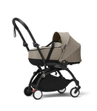 Stokke® YOYO³ 0+ Бебешки кош, Черно шаси - цвят Olive