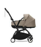 Stokke® YOYO³ 0+ Бебешки кош, Черно шаси - цвят Olive