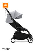 Stokke® YOYO³ Количка от 6 месеца, Черно шаси - Stone