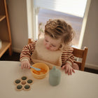 Mushie® Цвете играчка за натискане - Dried Thyme/Natural/Shifting Sand