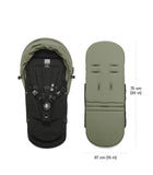 Stokke® YOYO³ 0+ Сгъваем мек кош, Черно шаси - цвят Aqua