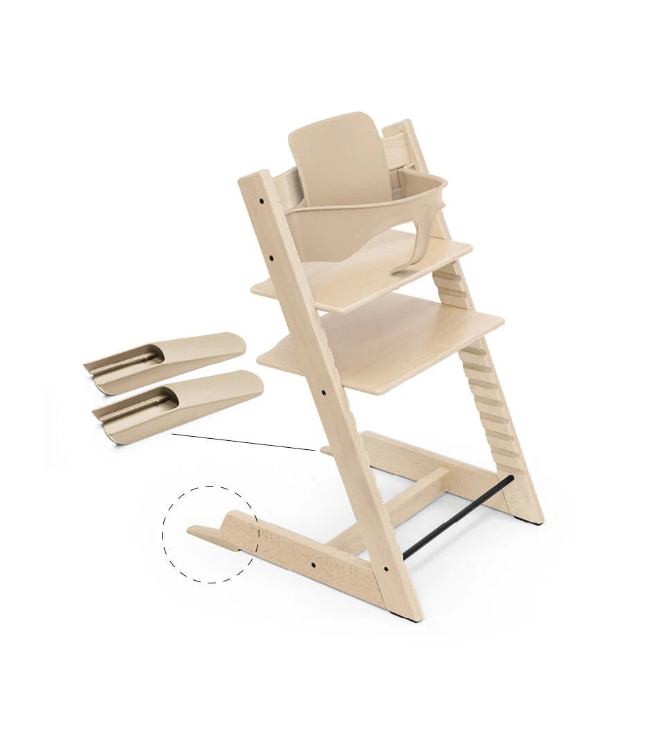 Stokke® Tripp Trapp® Стол с Бебешки предпазител 6+ месеца и Табла Natural