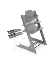 Stokke® Tripp Trapp® Стол с Бебешки предпазител 6+ месеца и Табла Storm Grey