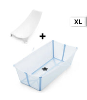 Stokke® Flexi Bath® Сгъваема ваничка с подложка XL - цвят Ocean Blue