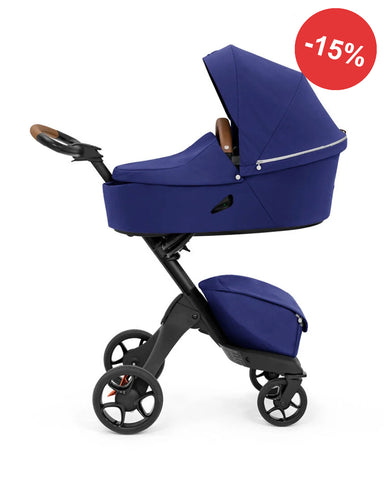 Stokke® Xplory® X + бебешки кош - цвят Royal Blue