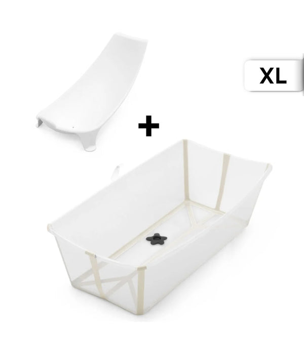 Stokke® Flexi bath® Сгъваема ваничка с подложка XL - цвят Sandy Beige