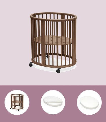 Stokke® Sleepi™ Мини Легло V3 ПРОМО комплект - цвят Warm Brown