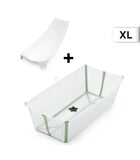 Stokke® Flexi bath Сгъваема ваничка с подложка XL - цвят Transparent Green