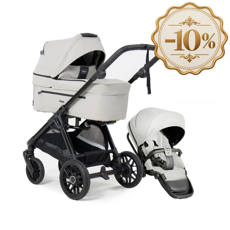 Emmaljunga® Sento Ergo+ Бебешка количка 0+ месеца Urban Pearl