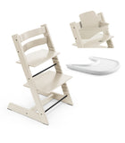 Stokke® Tripp Trapp® Стол с Бебешки предпазител 6+ месеца и Табла - цвят Vanilla White