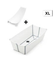 Stokke® Flexi Bath® Сгъваема ваничка с подложка XL - цвят White