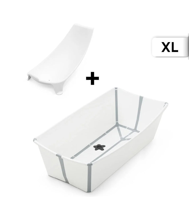 Stokke® Flexi Bath® Сгъваема ваничка с подложка XL - цвят White