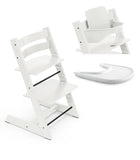 Stokke® Tripp Trapp® Стол с Бебешки предпазител 6+ месеца и Табла - цвят White