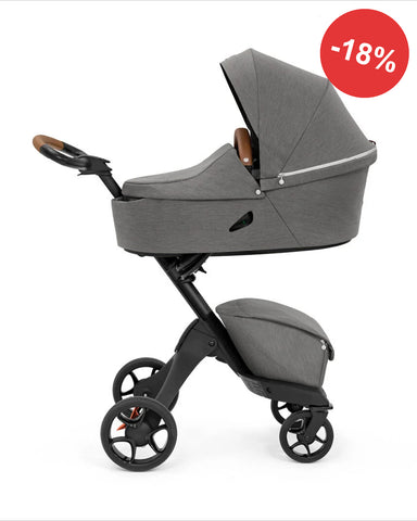 Stokke® Xplory® X + бебешки кош - цвят Modern Grey