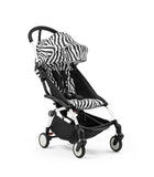Stokke® YOYO³ Количка от 6 месеца, Бяло шаси - Zebra