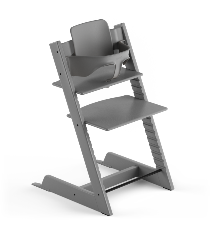 Stokke® Tripp Trapp® Стол 6+ месеца - цвят Storm Grey