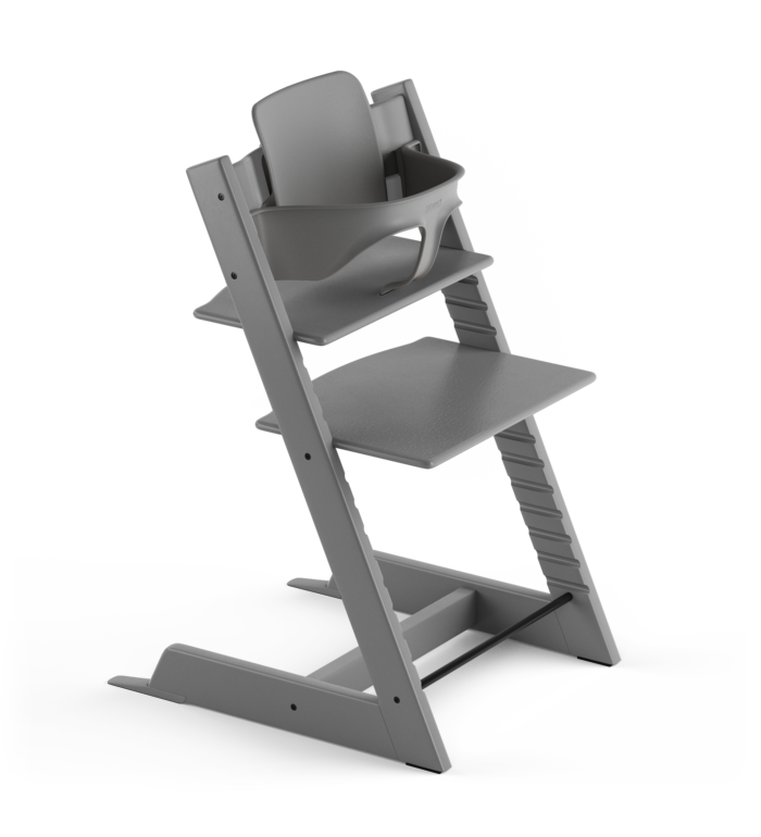 Stokke® Tripp Trapp® Стол 6+ месеца - цвят Storm Grey