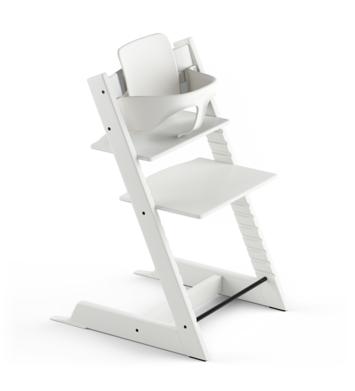 Stokke® Tripp Trapp® Стол 6+ месеца - цвят White
