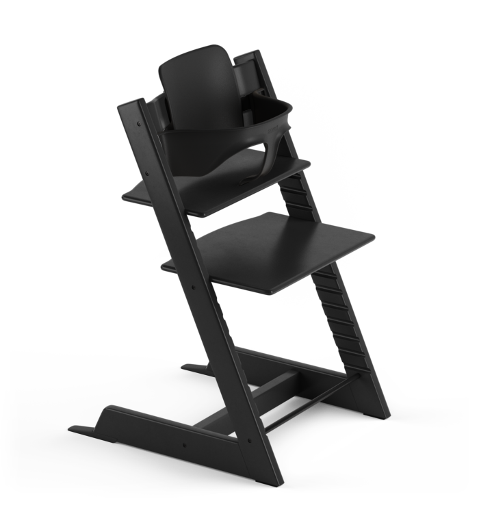Stokke® Tripp Trapp® Стол 6+ месеца - цвят Black