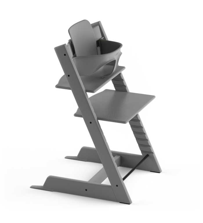 Stokke® Tripp Trapp® Стол 6+ месеца - цвят Storm Grey
