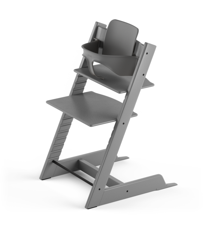 Stokke® Tripp Trapp® Стол 6+ месеца - цвят Storm Grey