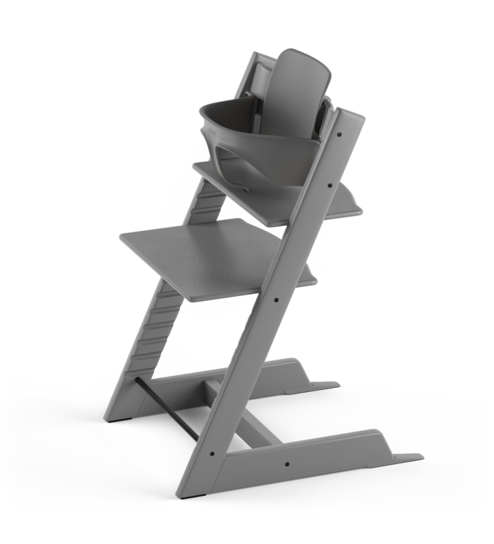 Stokke® Tripp Trapp® Стол 6+ месеца - цвят Storm Grey
