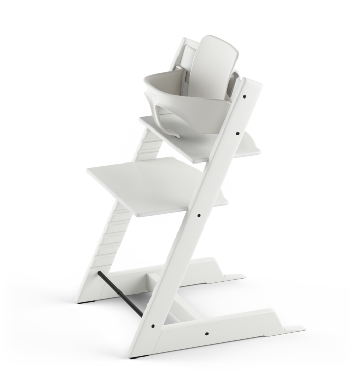 Stokke® Tripp Trapp® Стол 6+ месеца - цвят White