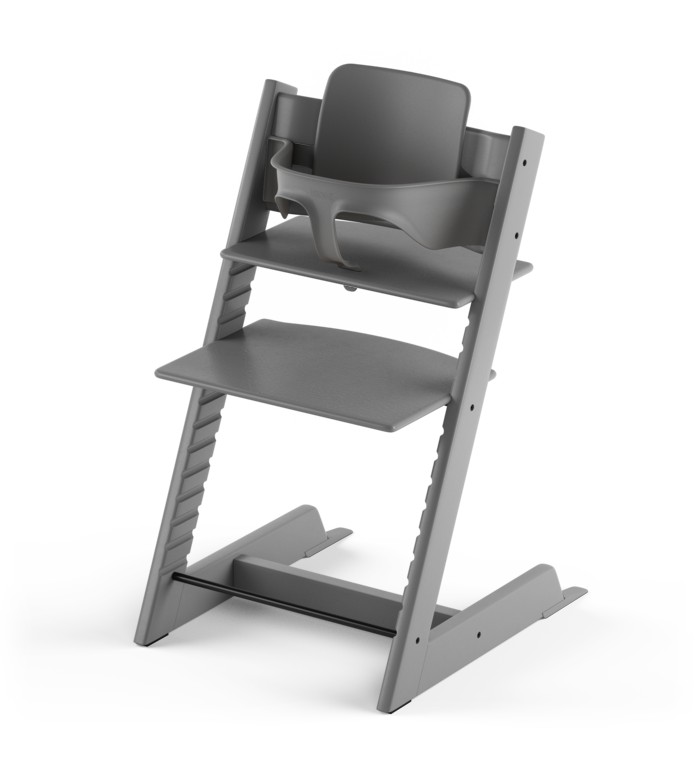Stokke® Tripp Trapp® Стол 6+ месеца - цвят Storm Grey