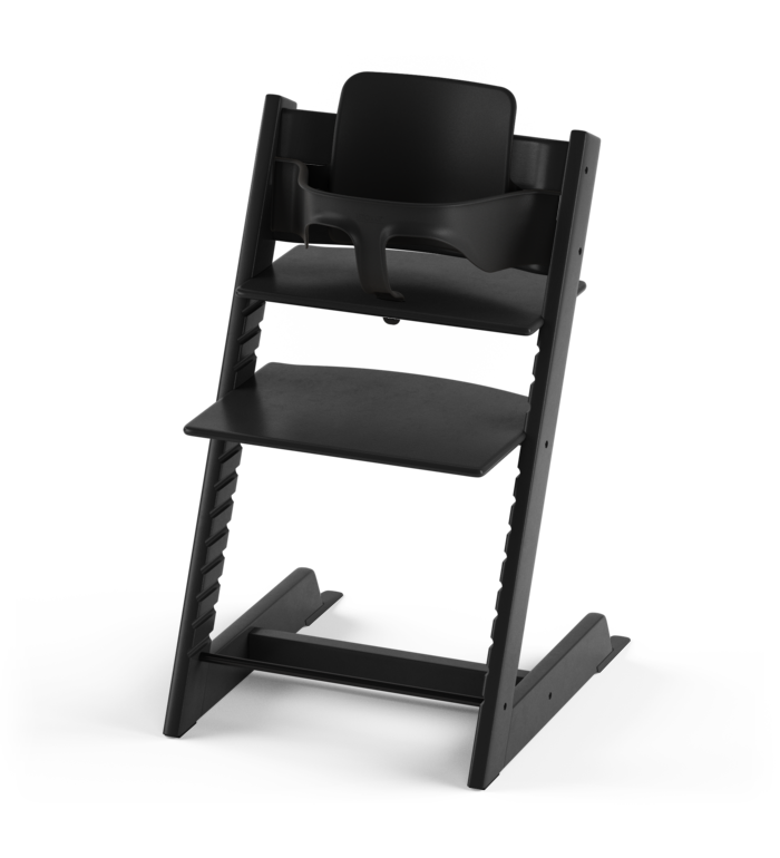 Stokke® Tripp Trapp® Стол 6+ месеца - цвят Black