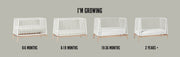 Leander® Luna™ Легло 120/60 cm - цвят White