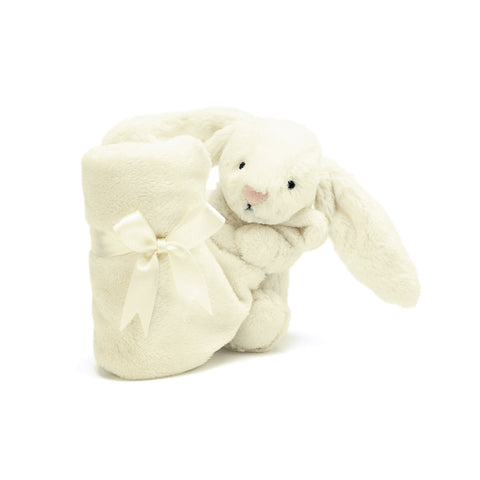 Jellycat® Зайче с кърпа за гушкане Cream