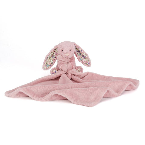Jellycat® Зайче с кърпа за гушкане - цвят Tulip Blossom