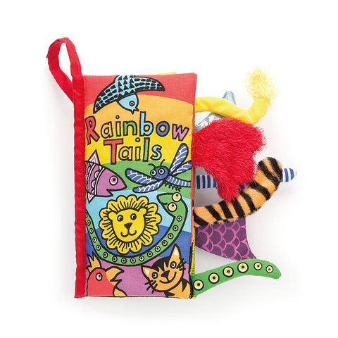 Jellycat® Мека книжка с пъстри опашки на животни