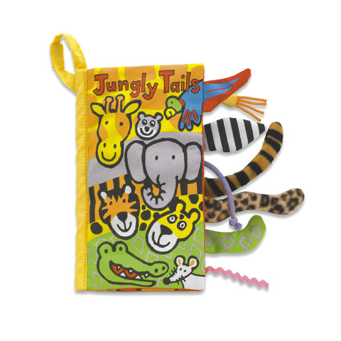 Jellycat® Мека книжка с опашки на животни от джунглата