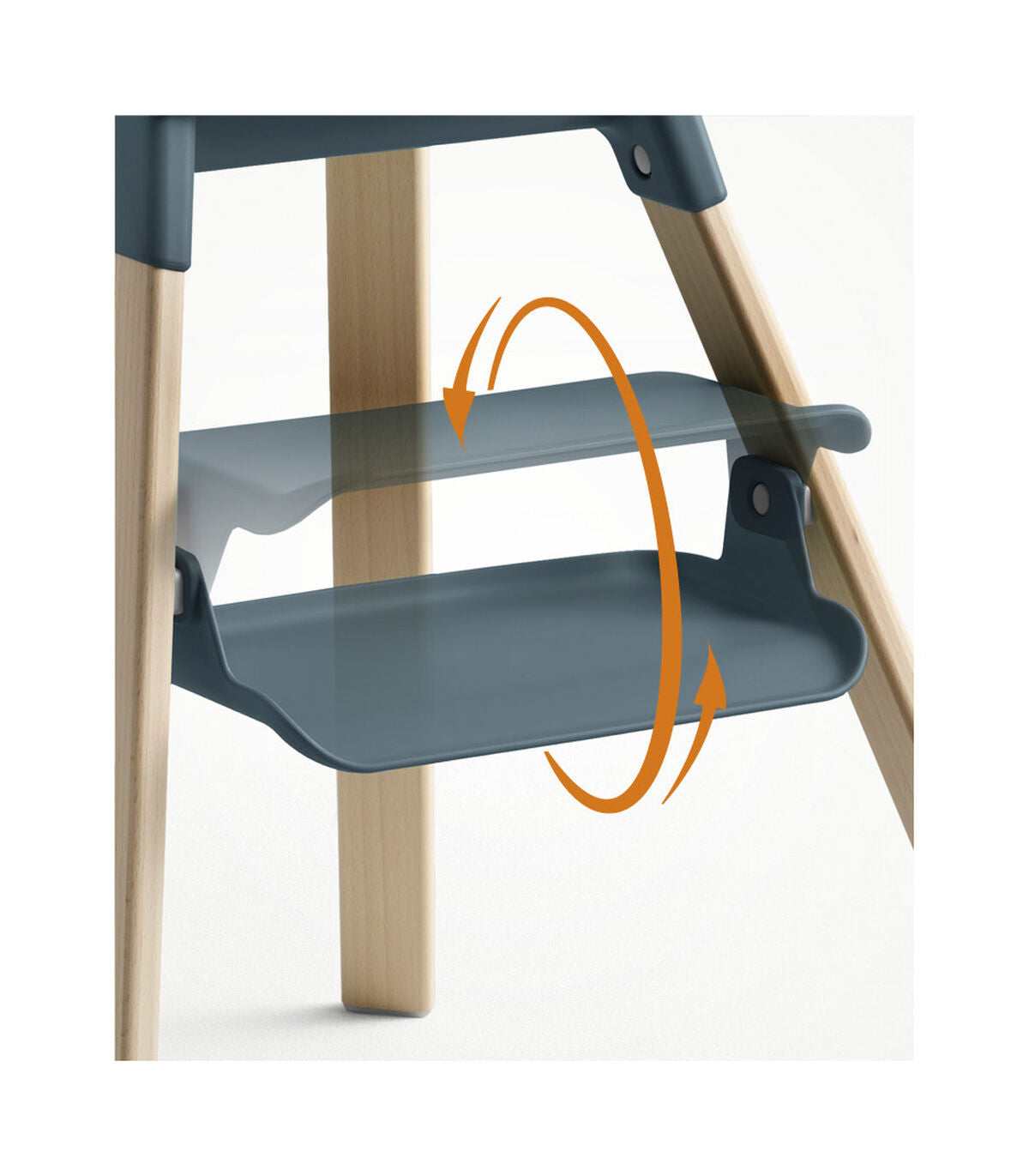 Stokke® Clikk™ Стол 6м. - 3г. Fjord Blue