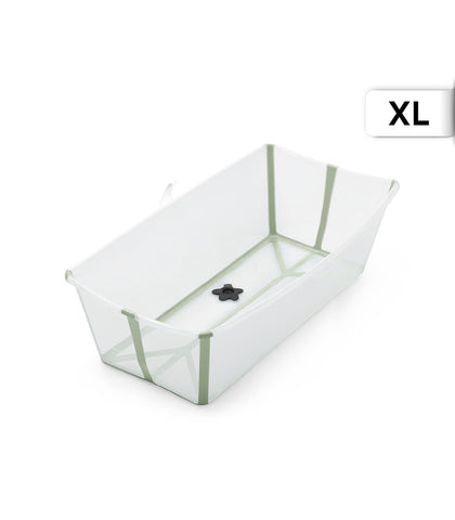 Stokke® Flexi bath Сгъваема ваничка XL - цвят Transparent Green + ПОДАРЪК