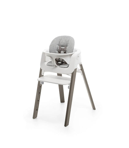 Stokke® Steps™ Стол 6+ месеца - цвят White / Hazy Grey