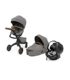 Stokke® Xplory® X + бебешки кош - цвят Modern Grey