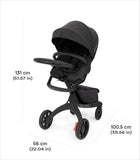 Stokke® Xplory® X + бебешки кош - цвят Rich Black