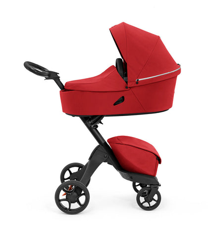Stokke® Xplory® X + бебешки кош - цвят Ruby Red